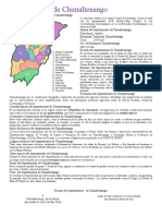 Departamento de Chimaltenango División Política Idioma Economía Costumbres y Tradiciones Bailes Folclóricos Lugares Turísticos