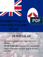  Pembentukan Negeri Selat