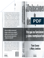 Cohen y Jenkins - 2001 - Libro - Evaluaciones de Desempeño - Por Que No Funcionan y Como Reemplazarlas PDF