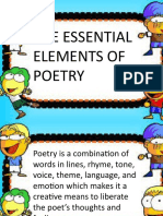 The Essential Elements of Poetry