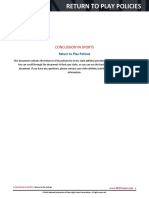 Return To Play Policies PDF