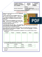 Guía de Español para identificar sustantivos