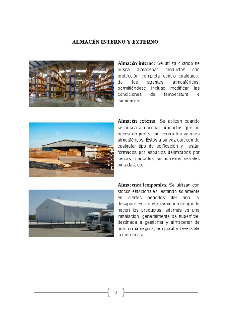 Almacen Interno y Externo | PDF