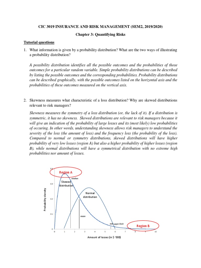 CIC 3019 Tutorial Ch3 - Solutions PDF | PDF | Skewness | Probability ...