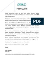 Pemakluman Obligasi Dan Tanggungjawab Kontraktor Kepada Pengisytiharan Maklumat Kerja Pembinaan 