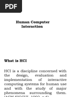 Introduction HCI