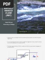 Rapidly Varied Flow (RVF) : Majid Mirzaei University of Malaya