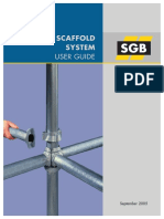 SGB Cuplock Scaffold Manual