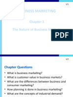 The Nature of Business Marketing