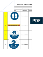 Solicitud de Letreros y Señalizaciones Covid-19