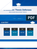 Graduation Thesis Defenses: Simple Academic Graduation Reply Template