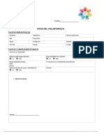 Ficha de Inscripcion Voluntario PDF
