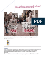 ¿Por Qué Estudiantes y Profesores Se Oponen A La Reforma - (06-10-11)