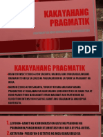 Kakayahang Pragmatik