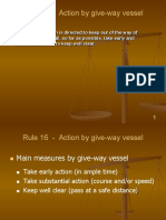 Rule 16 - Action by Give-Way Vessel