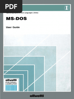 Manuel Utilisateur OLIVETTI M200 MS-DOS - Code 01504900 - 1988 - Édition Italienne