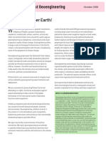 Manifesto Against Geoengineering Hands Off Mother Earth!: October 2018