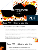 Free PPT Templates: Insert The Title of Your Presentation Here