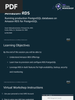 Running Production PostgreSQL Databases On Amazon RDS For PostgreSQL