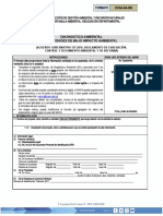 Diagnostico Ambiental Actividades de Bajo Impacto Ambiental: Formato DVGA-GA-006