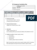 YASREF's Equipment Ventilation Plan