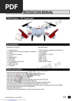 Instruction Manual: V686G Explore - FPV Quadcopter