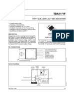 TDA8177F: Vertical Deflection Booster