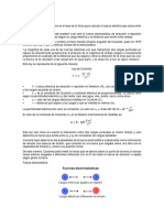 Ley de Coulomb y Fenomenos de La Electricidad Estatica PDF