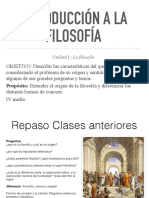 Repaso Introducción A La Filosofía y Filósofos Presocráticos 2020 PDF