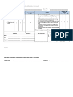 RISK/IMPACT ASSESSMENT (To Be Used Both Occupation Health, Safety & Environment)