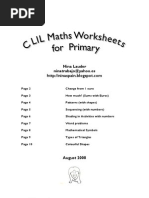 Download CLIL worksheets for Scribd - MATHS  primary  - Aug 2008 by Nina SN4675830 doc pdf