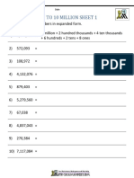 Expanded Form To 10 Million 1 QUESTION PDF