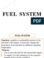 Fuel System Components and Operation