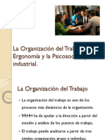 Tema 1b Organizacion Del Trabajo, Ergonomia y Psicosociologia PDF