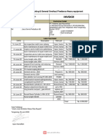 Invoice: Maintenance, Troubleshooting & General Overhaul Freelance Heavy Equipment