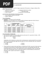 Partnership Dissolution & Liquidation