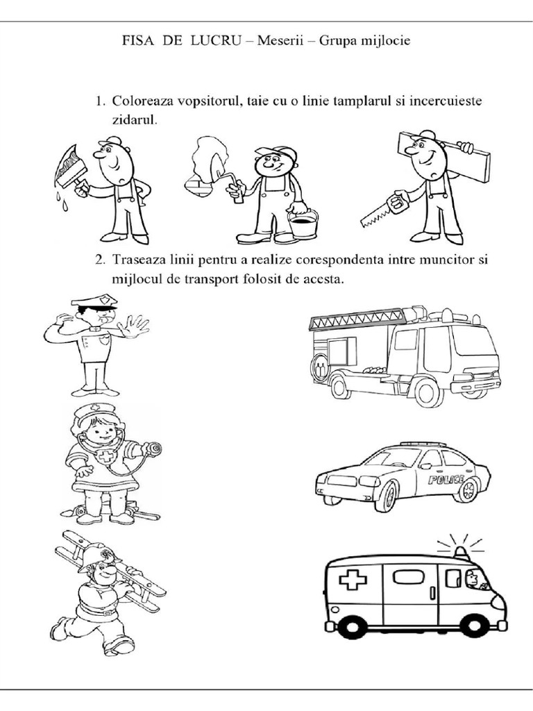 Fisa De Lucru Meserii