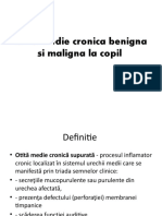 Otita Medie Cronica Benigna Si Maligna La Copil