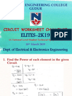 Circuit WorkSheet Challenge Key