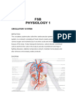FSB Physiology 1: Circulatory System