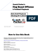 Coach Parker's Youth Football Playbook: Power Wing Beast Offense