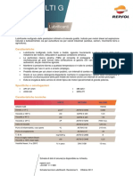 Repsol Diesel Multi G 15W40 Scheda Tecnica