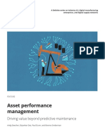 Asset Performance Management: Driving Value Beyond Predictive Maintenance