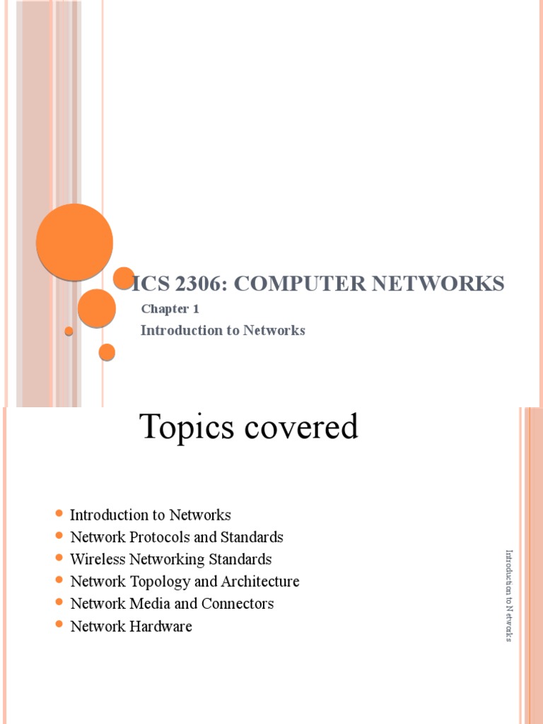 Ics 2306 Computer Networks Pdf Osi Model Computer Network