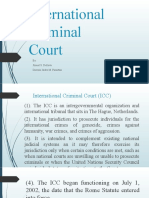 International Criminal Court: By: Jhonel S. Dellova Daewin Isidro M. Pamittan