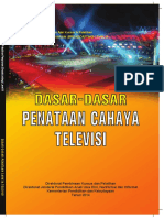 Penataan Cahaya Televisi Dasar Dasar Bahan Ajar Kursus Amp Pelatihan Penyiaran Broadcasting Level III PDF