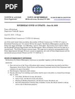 Town of Riverhead Update On COVID-19 PDF