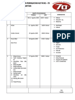 Agenda Perlombaan Hut Ri Ke-69