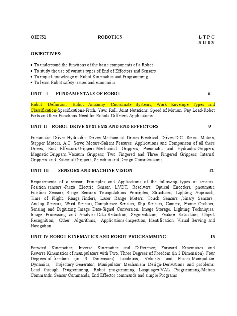 mechanical grippers in robots