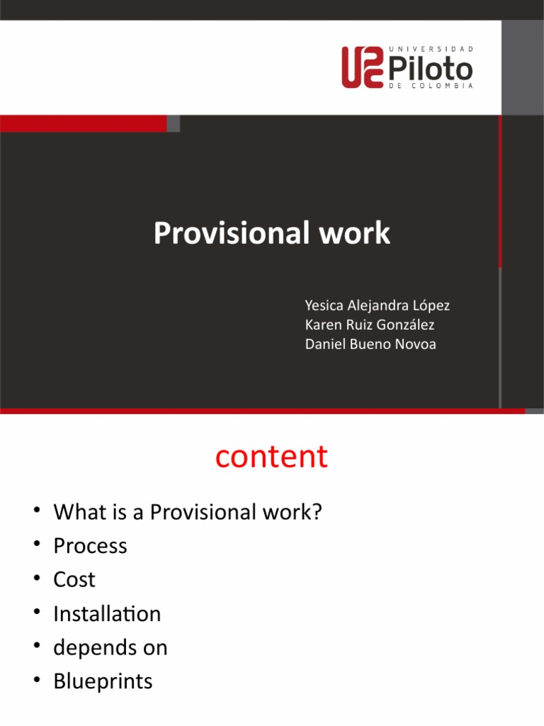 Provisional Work | PDF | Business